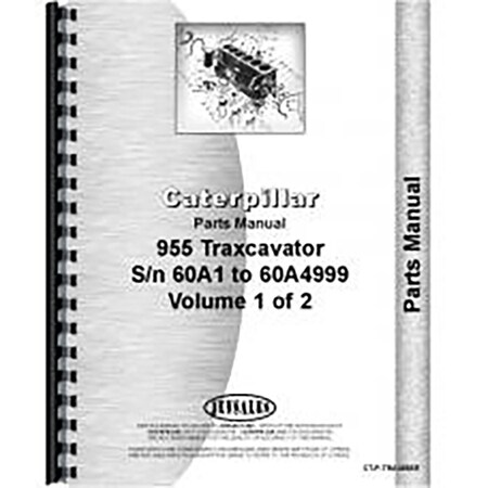 Fits Caterpillar 955 Traxcavator Parts Manual (New) (60A1-60A4999)